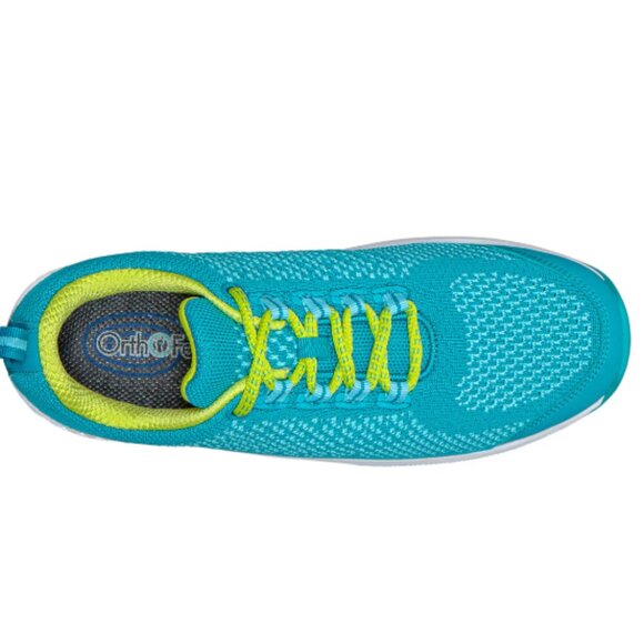 Orthofeet Women's Coral Sneakers Turquoise - Picture 3 of 6